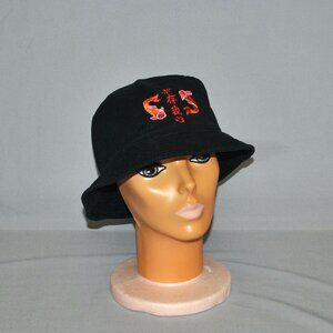 Empyre Koi Fish Bucket Hat Black & Orange OS